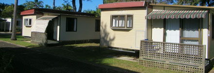 mobile home units at Edgewater Holiday Park
